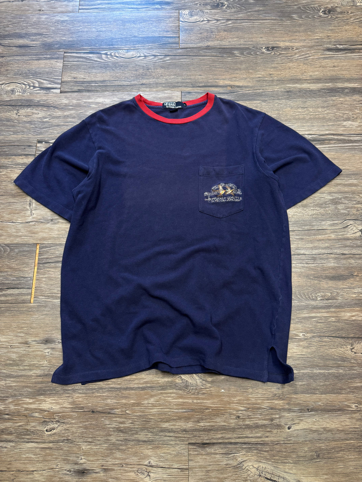 POLO RALPH LAUREN SPORTSMAN POCKET T-SHIRT (L)