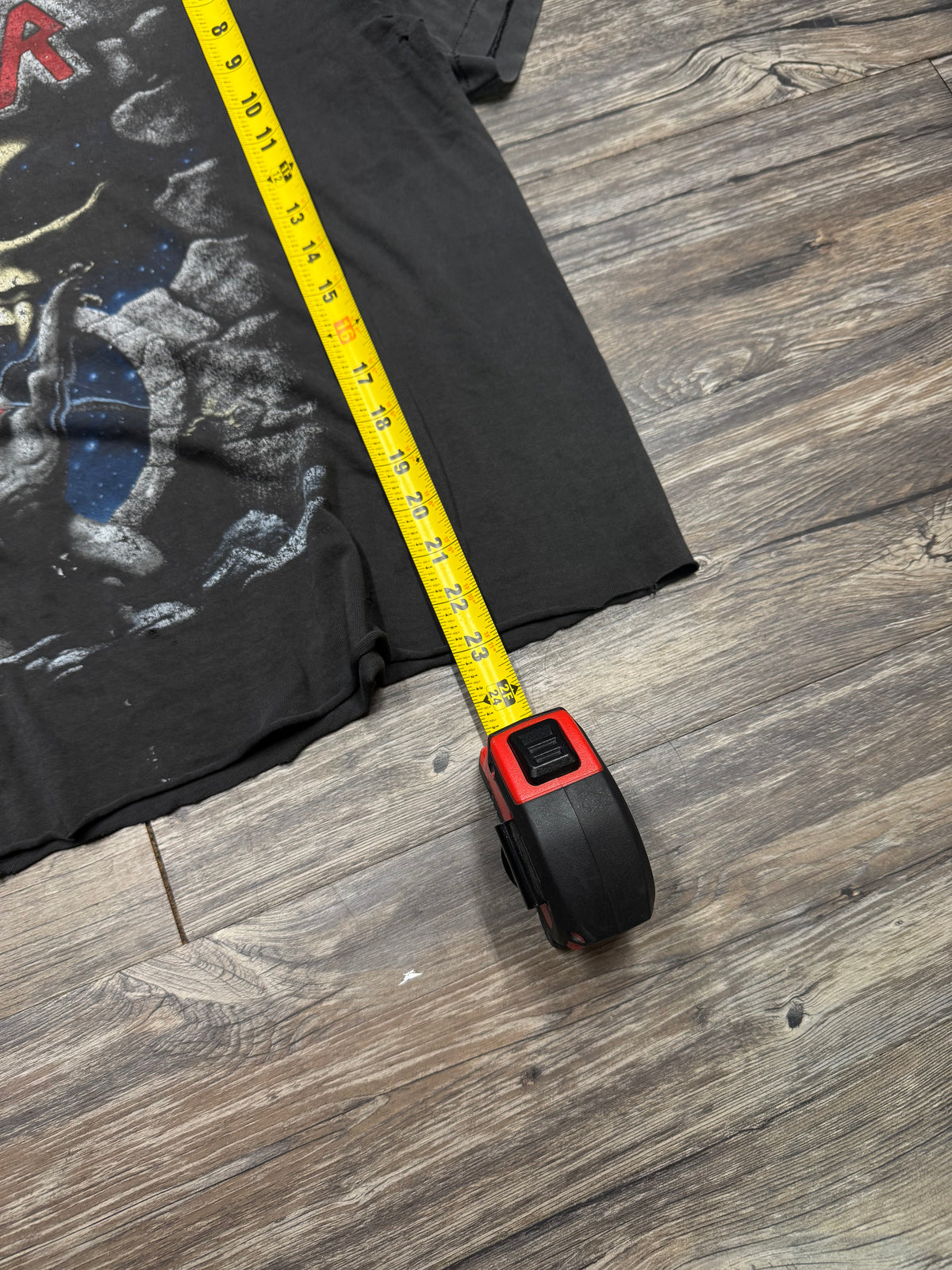 1995 LIVE INTRUSION WINGED SKULL CROPPED T-SHIRT (M)