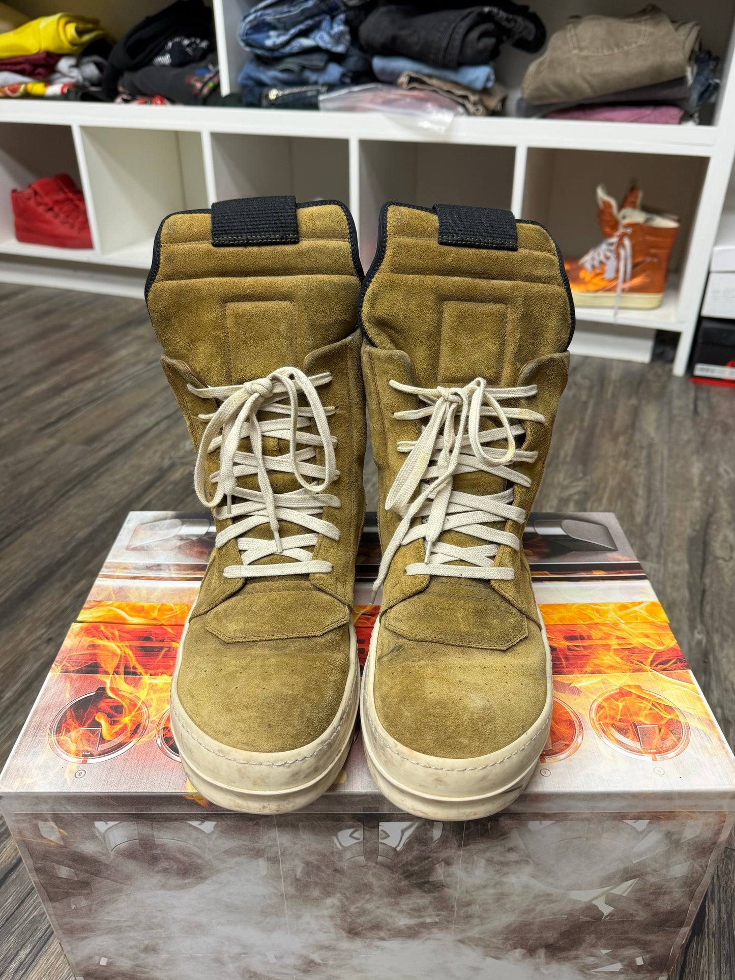 RICK OWENS GEO BASKET (42.5 9.5)