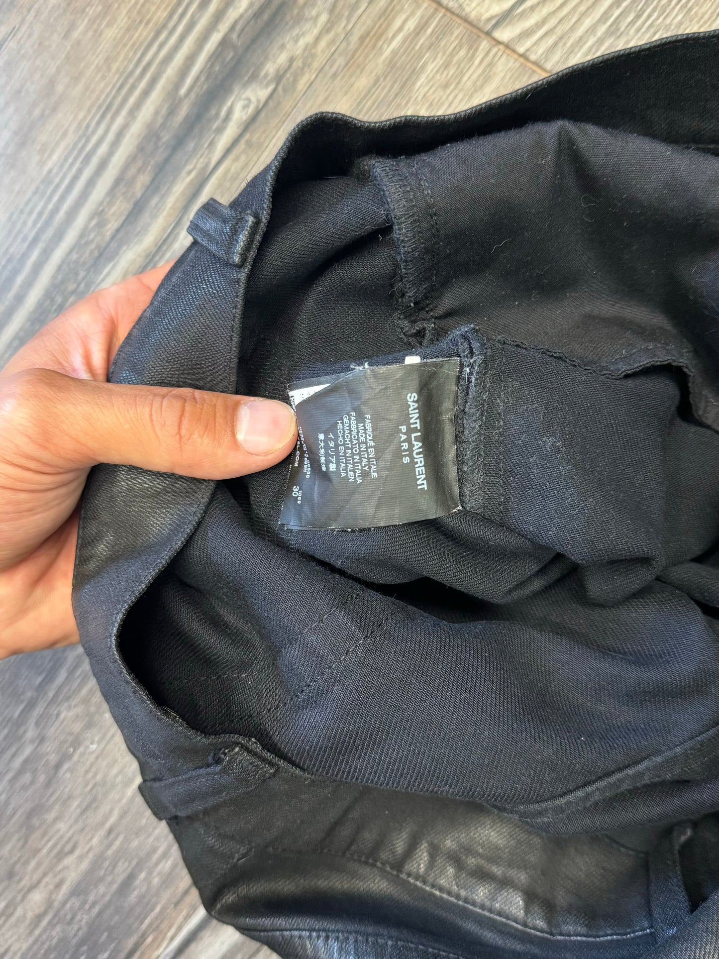 SAINT LAURENT WAXED DENIMS (32)