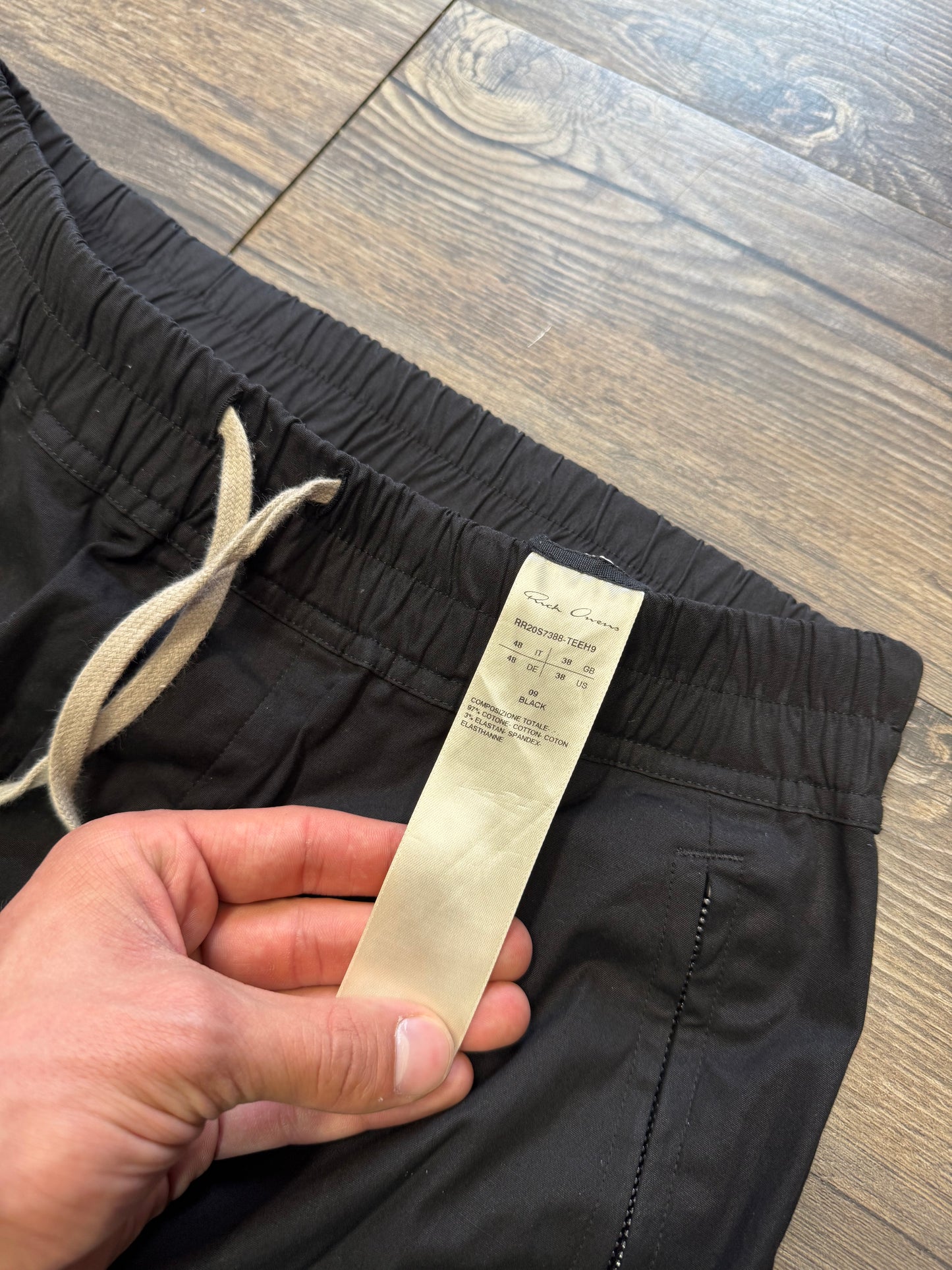 RICK OWENS SS21 UFW TRACK PANTS (L)