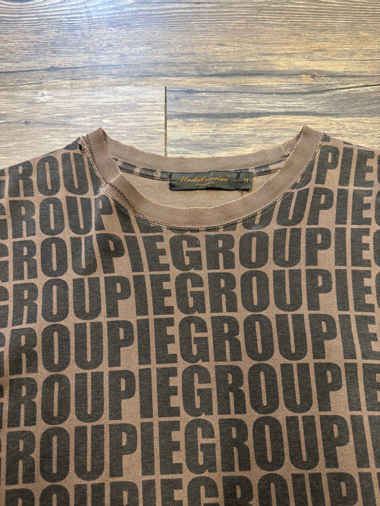 UNDERCOVER GROUPIE WITCHES CELL DIVISION AW02 AOP T-SHIRT (M)