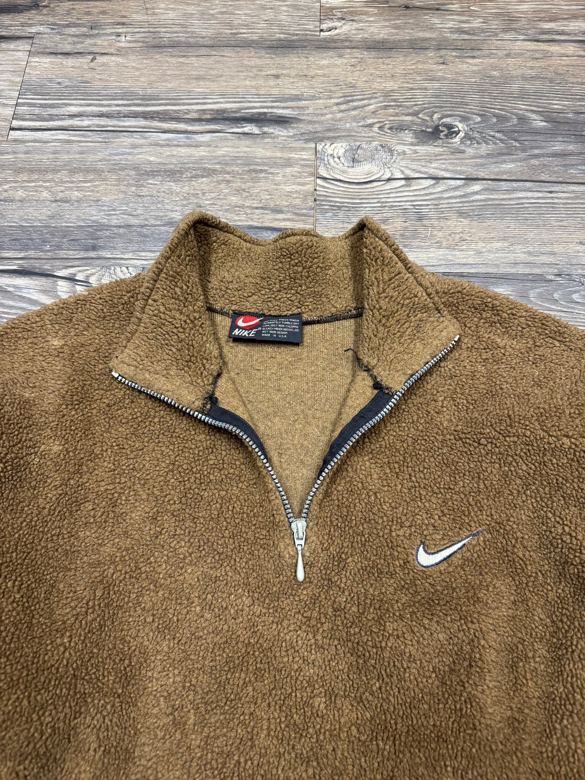 NIKE BROWN QUARTER-ZIP (XXL)