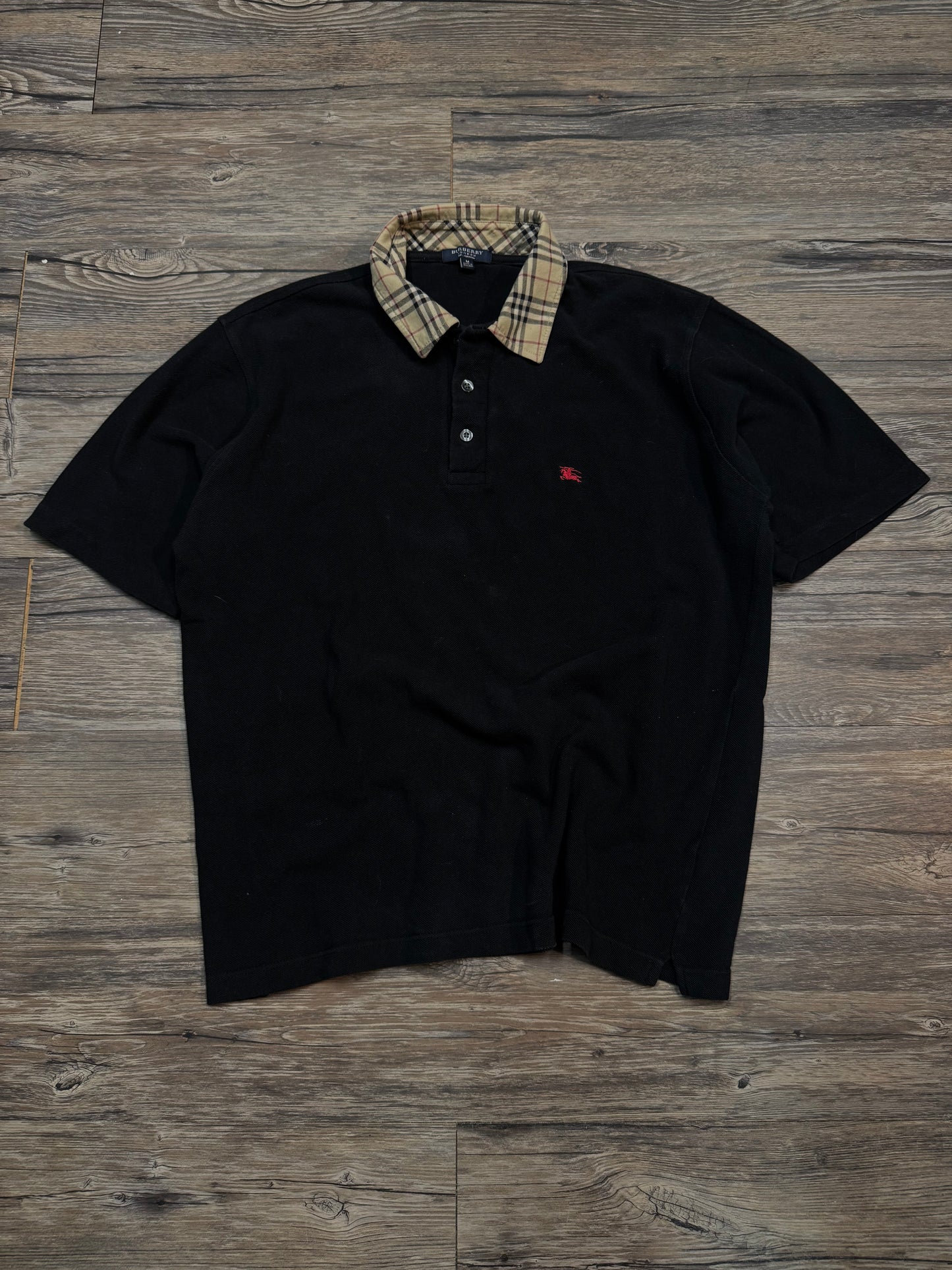 BURBERRY BASIC POLO T-SHIRT (MEDIUM)