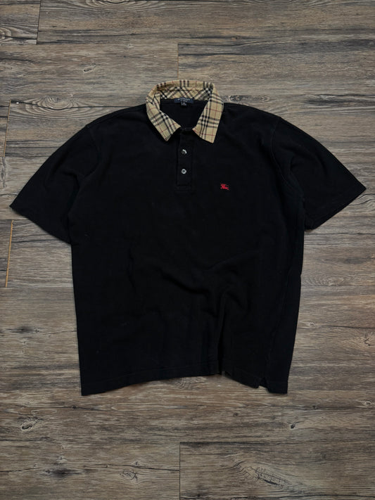 BURBERRY BASIC POLO T-SHIRT (MEDIUM)