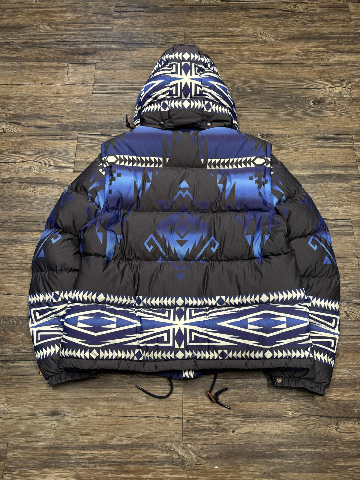 POLO RALPH LAUREN AZTEC GOOSE FILLED PUFFER DOWN JACKET (L)