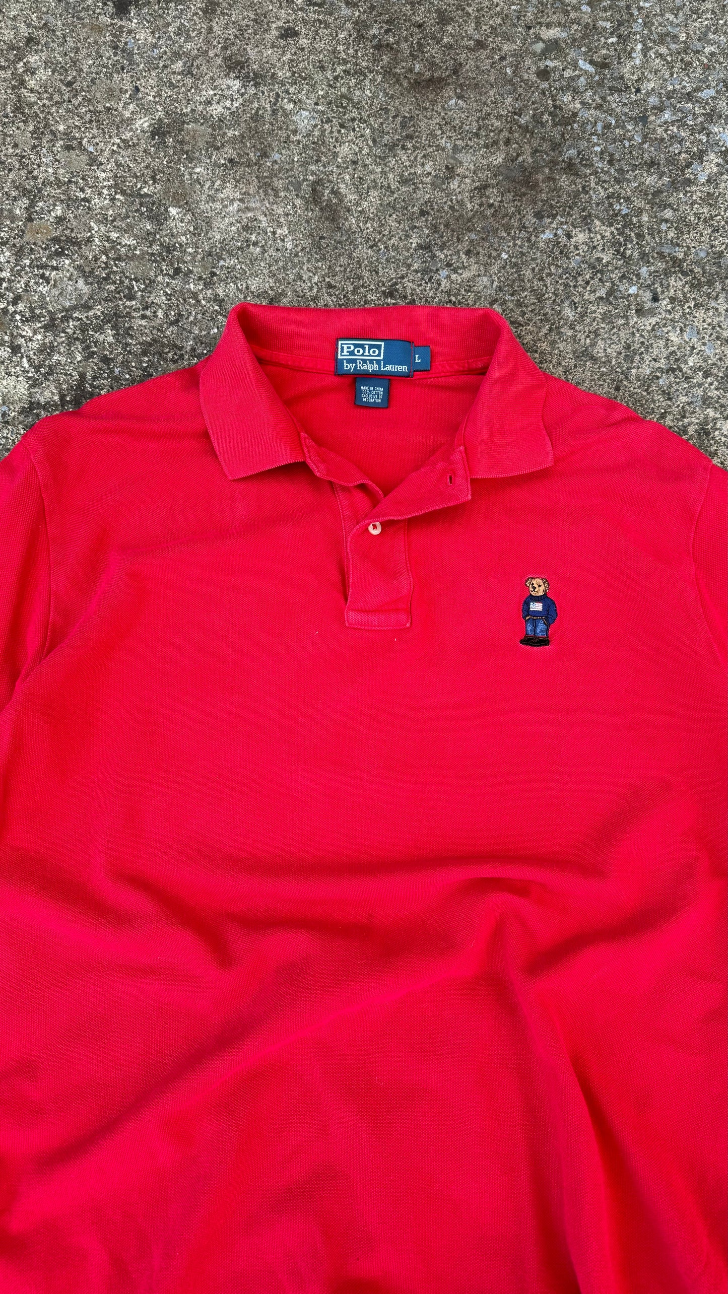 POLO RALPH LAUREN BEAR LOGO POLO (L)