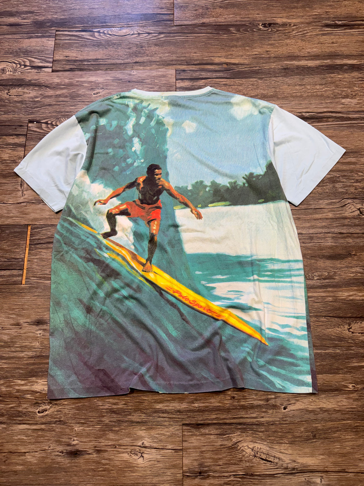 POLO RALPH LAUREN SPORT 1992 SURFING T-SHIRT (XL)