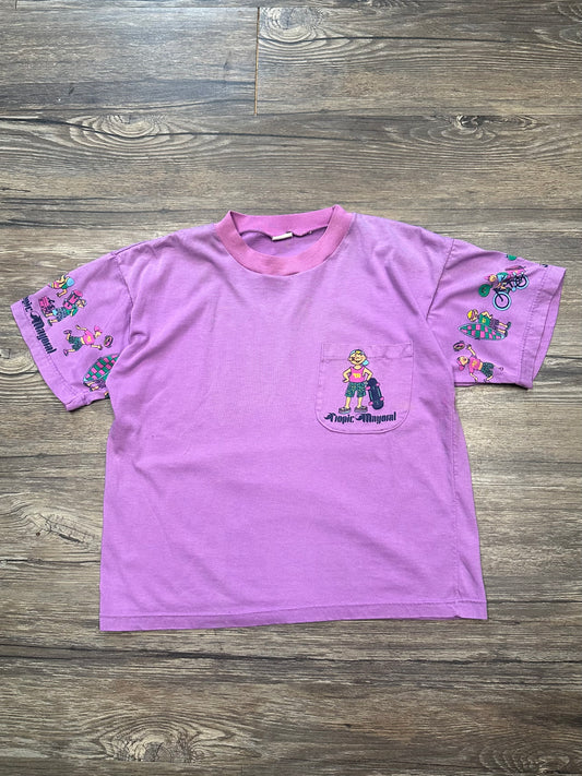 Y2K TOPIC GRAPHIC BABY T-SHIRT (SMALL)