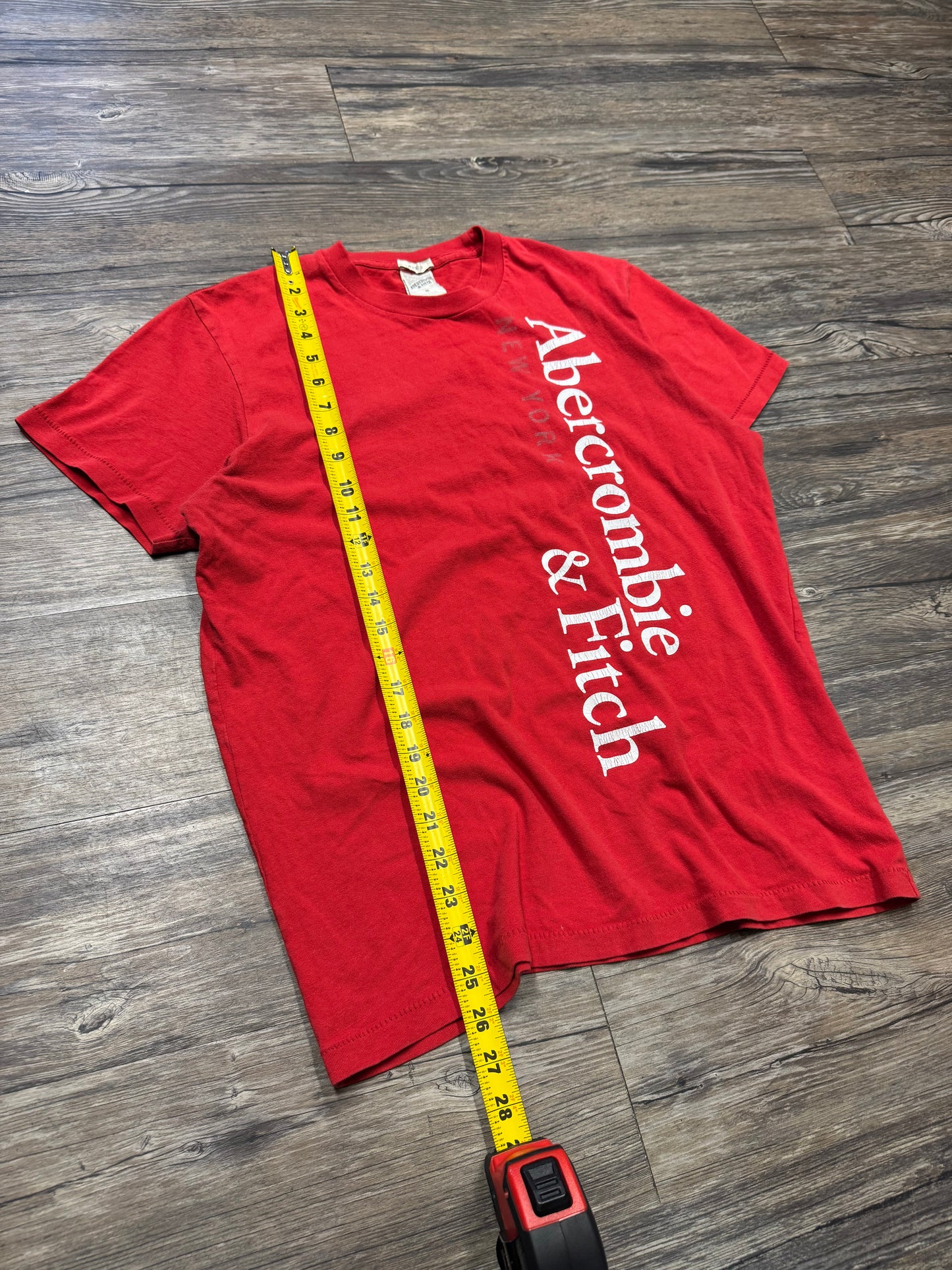 Y2K ABERCROMBIE & FITCH LOGO TEE (M)