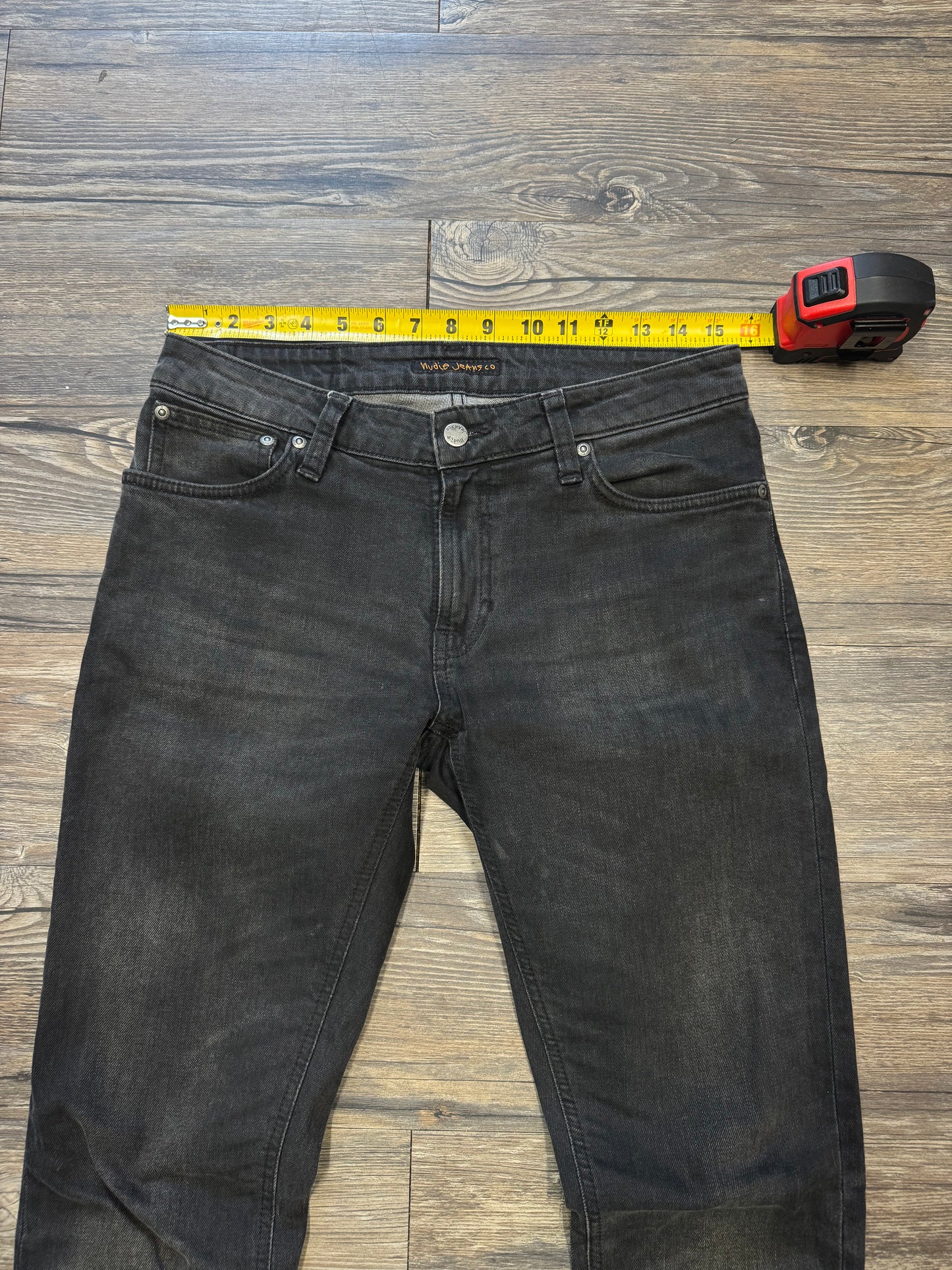 BLACK NUDIE SKINNY JEANS (31)
