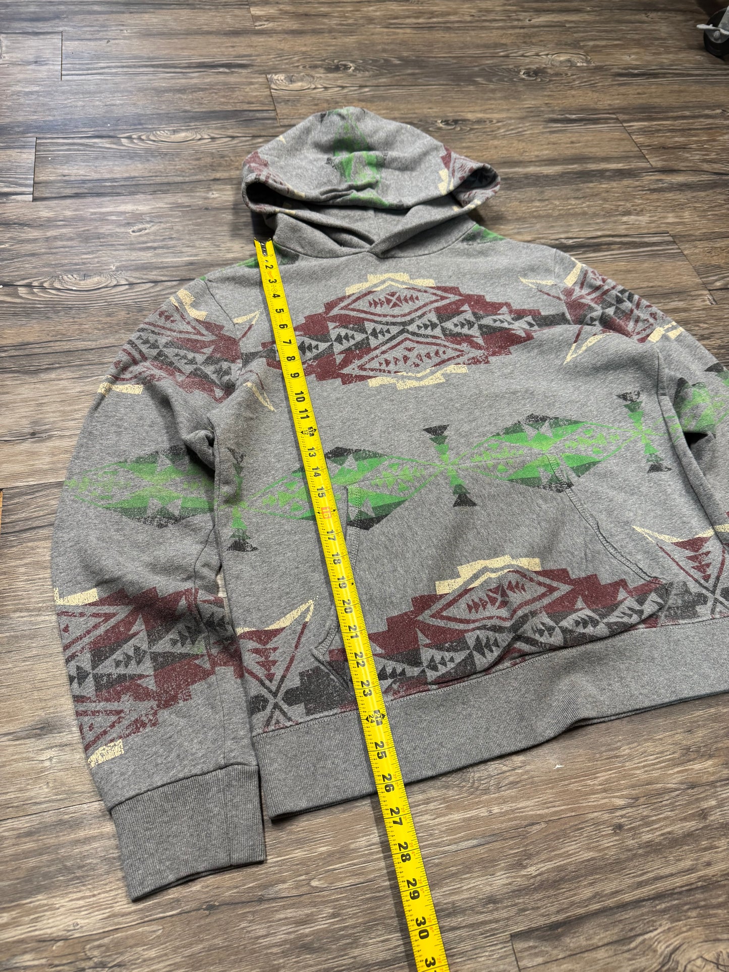 RALPH LAUREN DENIM & SUPPLY AZTEC HOODIE (M)