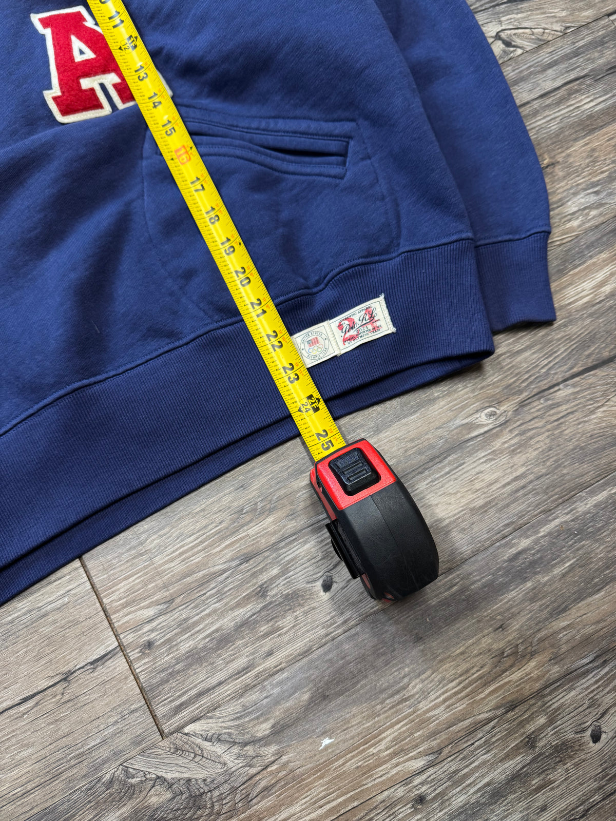 POLO RALPH LAUREN USA QUARTER ZIP SWEATSHIRT (XL)