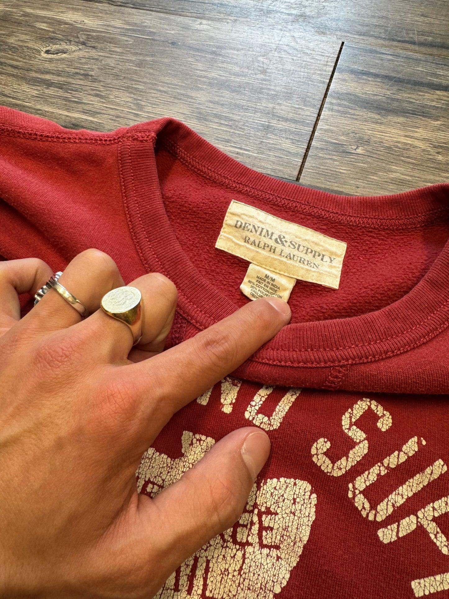 RALPH LAUREN DENIM & SUPPLY CHEROKEE CREWNECK (M)