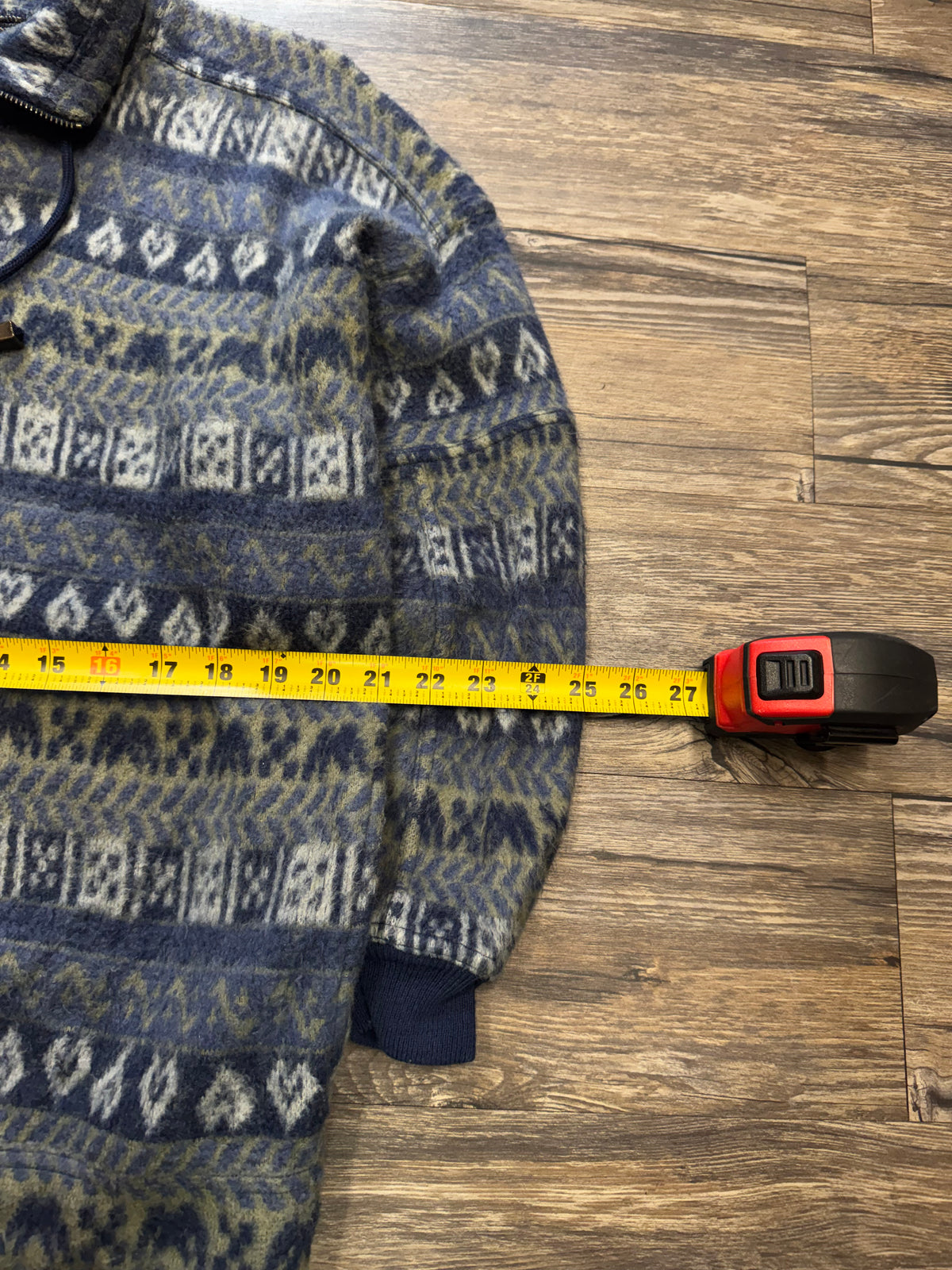 FRENCH COUNTRY EXPRESS AZTEC FLEECE QUARTER ZIP (XS)
