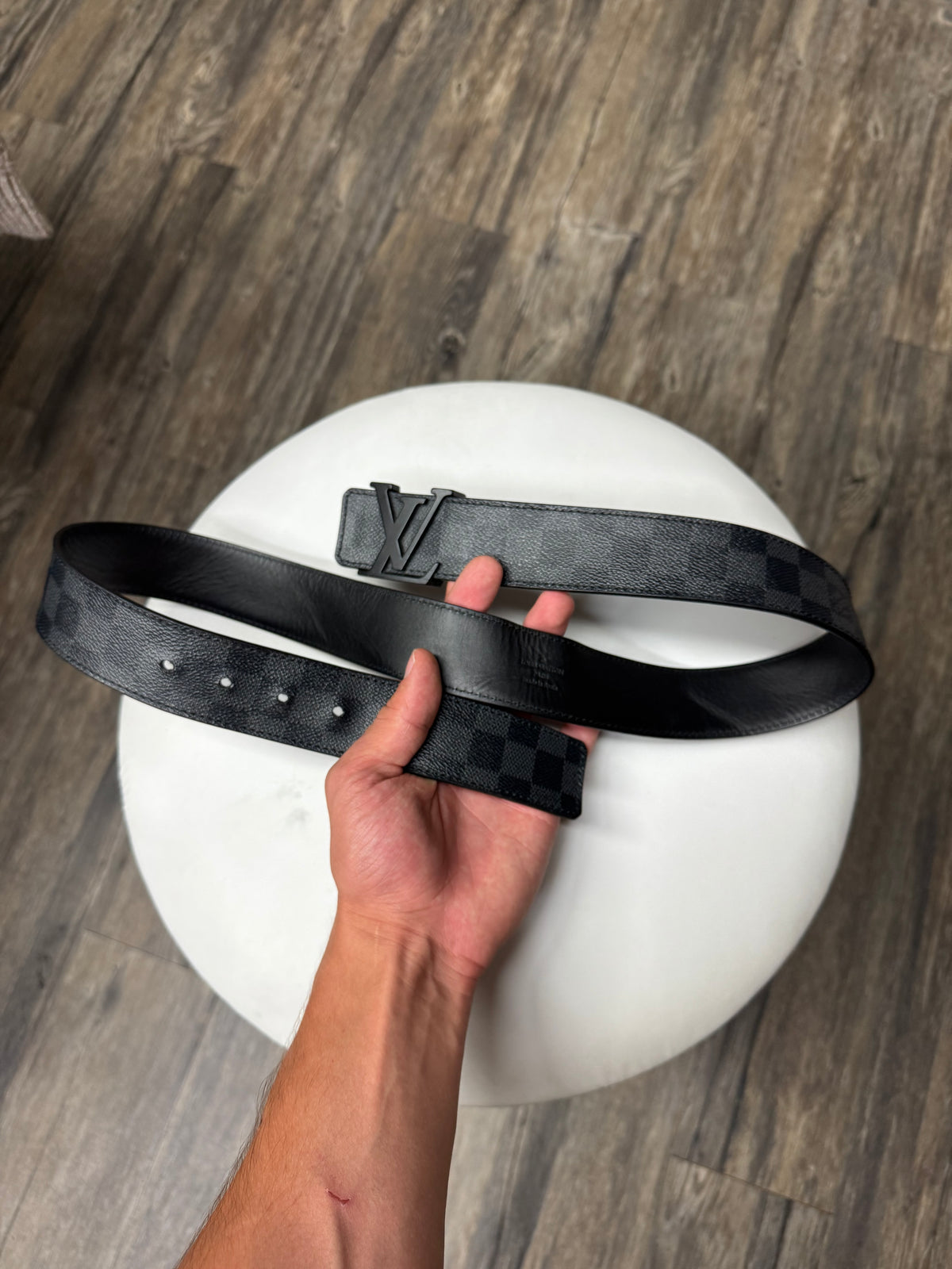 LOUIS VUTTION DAMIER CANVAS BELT (OS)
