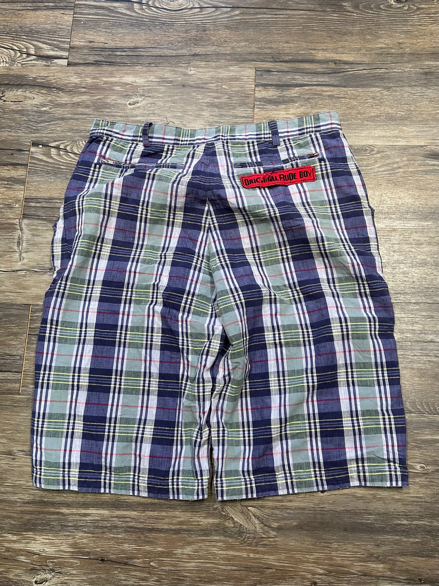 ORIGNAL RUDE BOY PLAID SHORTS (34)