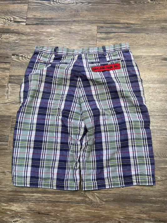 ORIGNAL RUDE BOY PLAID SHORTS (34)