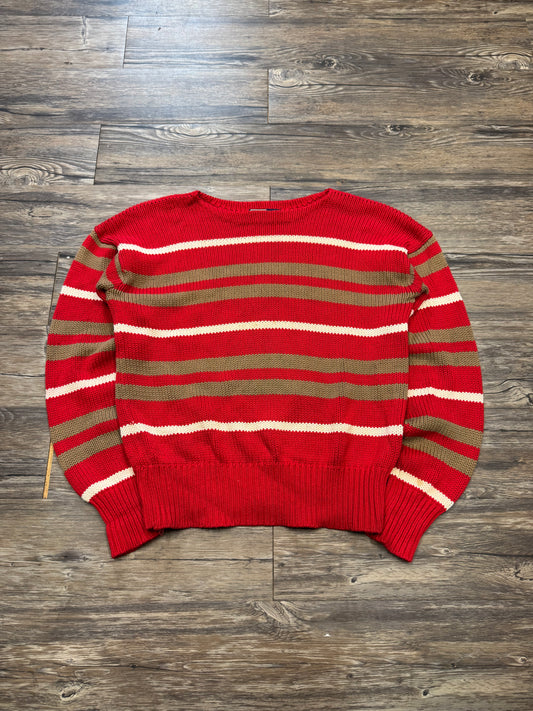 POLO RALPH LAUREN 90’s  MULTI-COLOR STRIPED KNIT SWEATER (M)