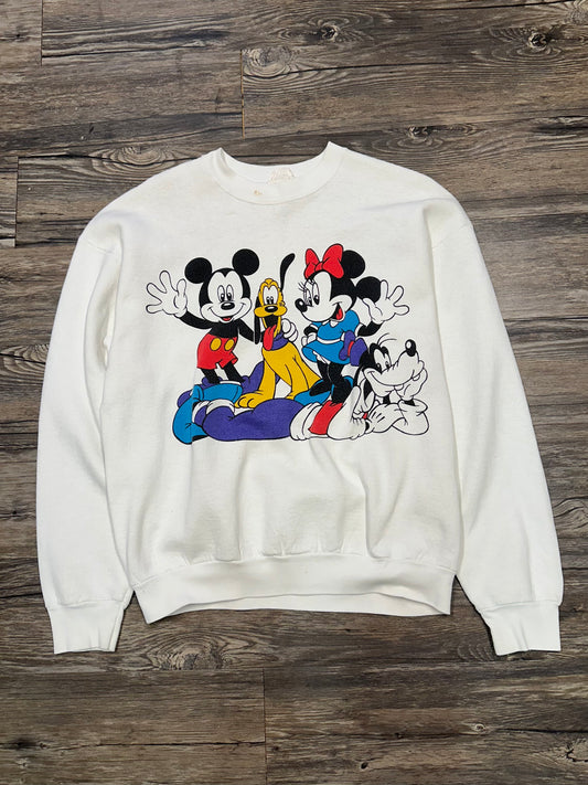 90’s MICKEY MOUSE GRAPHIC CREWNECK (MEDIUM)