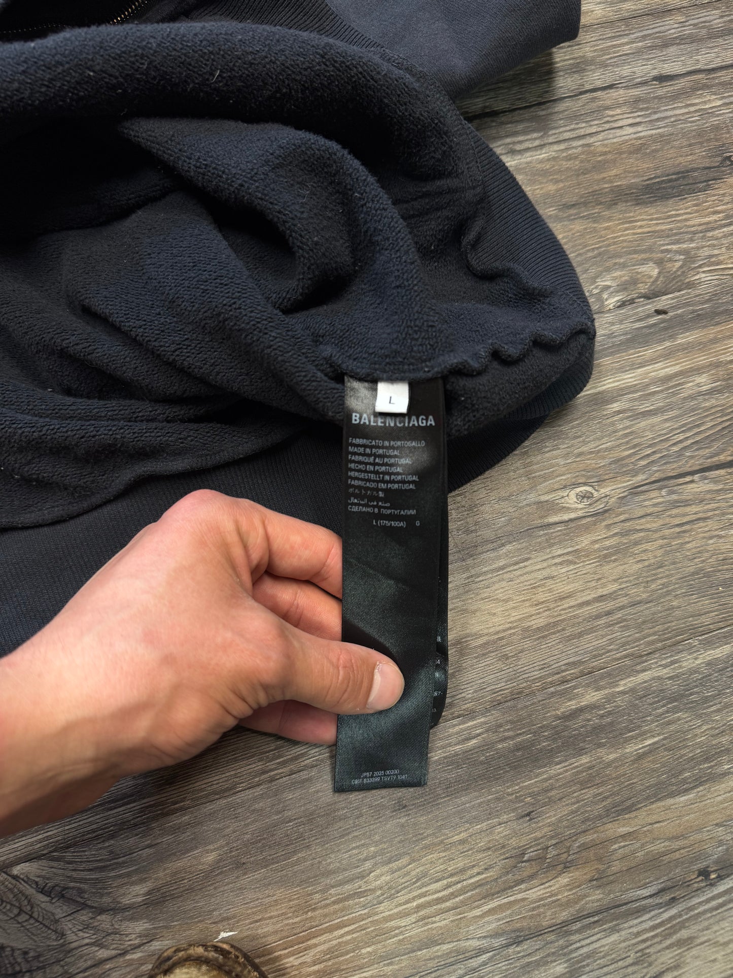 BALENCIAGA LAMBORGHINI ZIP UP HOODIE (L)