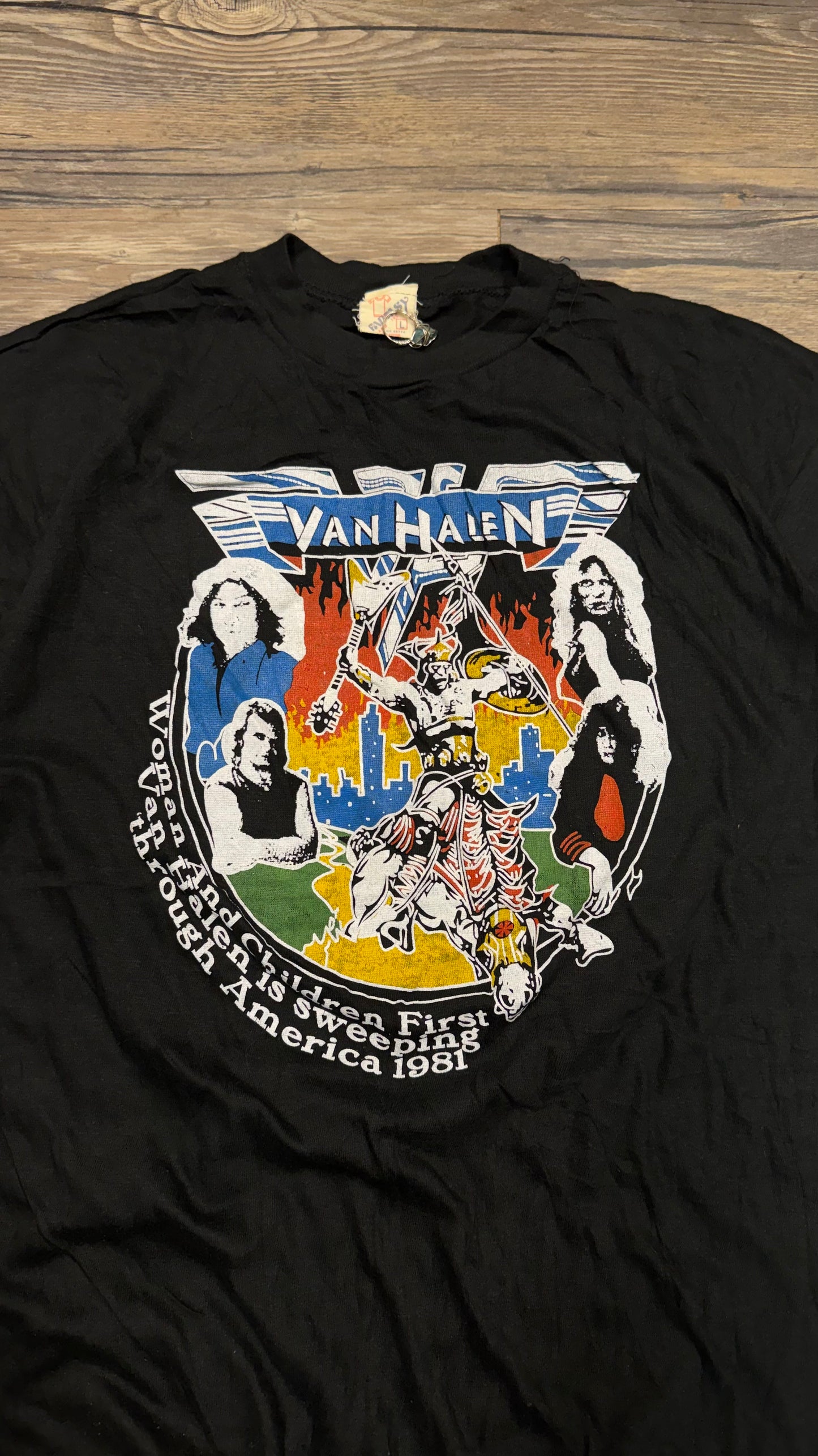 1980'S VAN HALEN TOUR TEE (L)