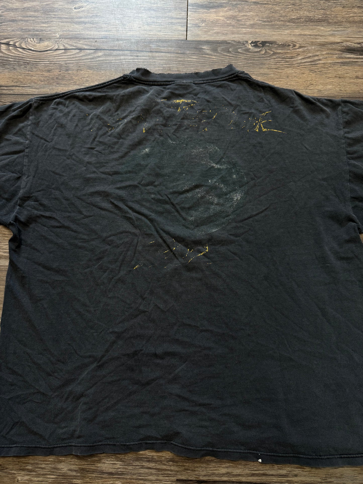 IRON MAIDEN VINTAGE DISTRESSED 90S T-SHIRT (XL)
