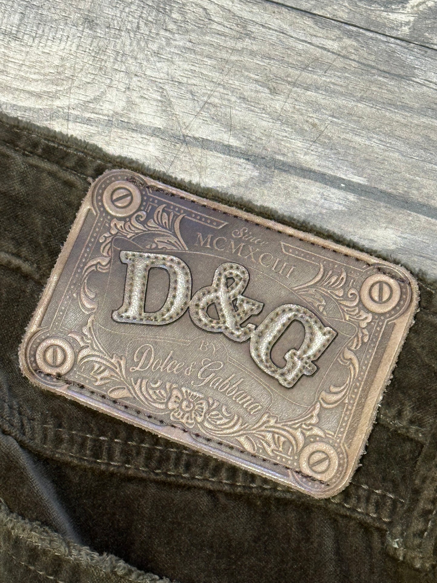 DOLCE AND GABBANA CORDUROY PANTS (29)