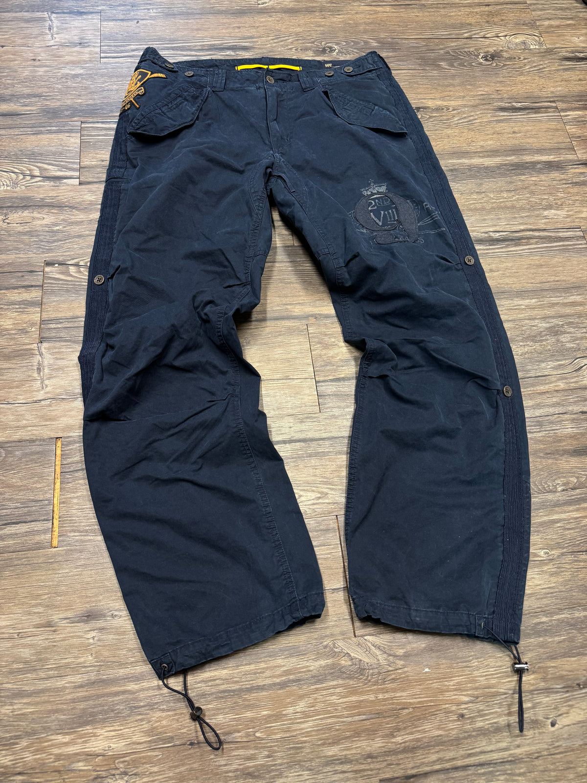POLO RALPH LAUREN STRAIGHT LEG CREST CARGO PANTS (36)