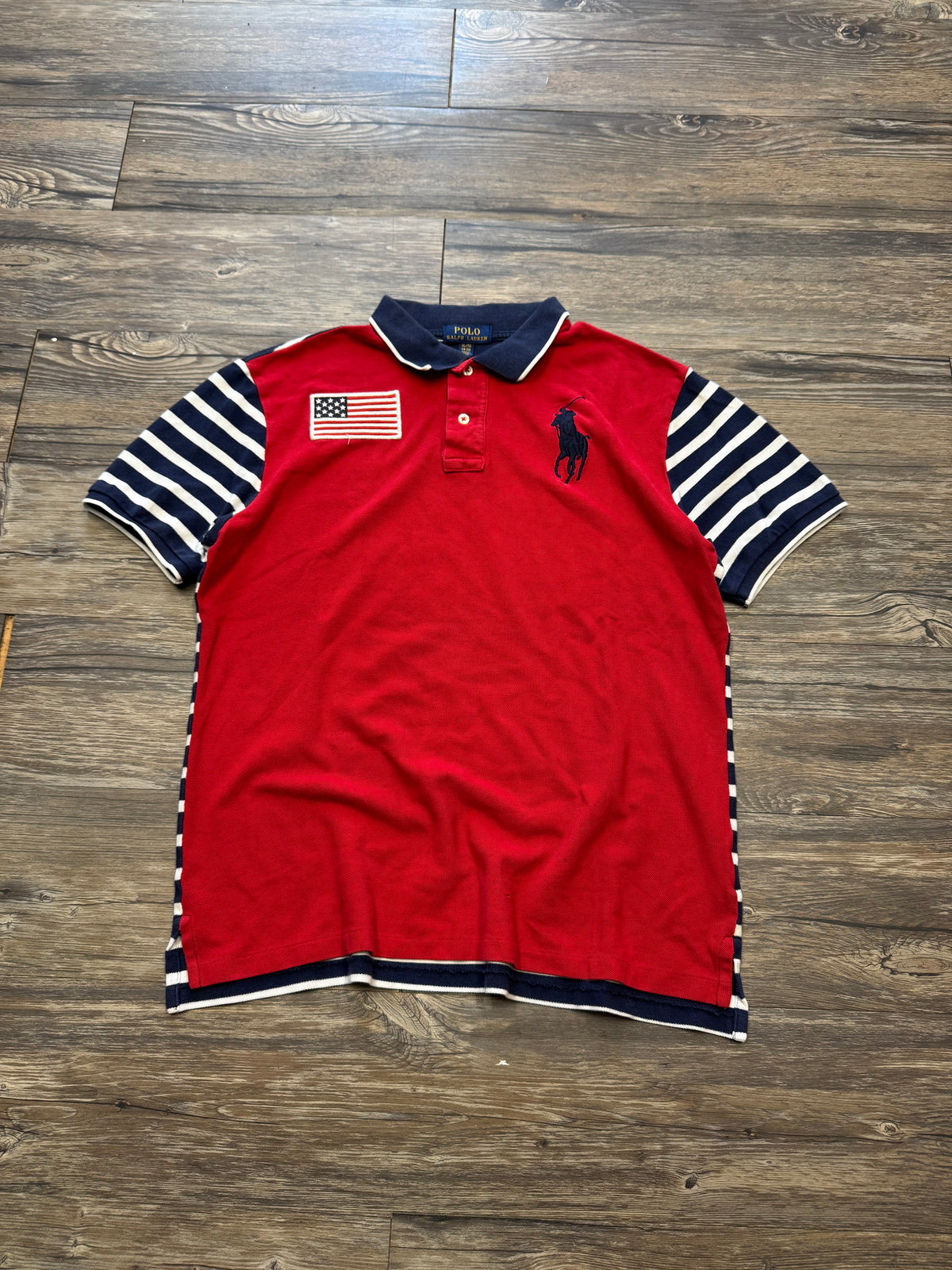 POLO RALPH LAUREN USA STRIPED BIG PONY (S)