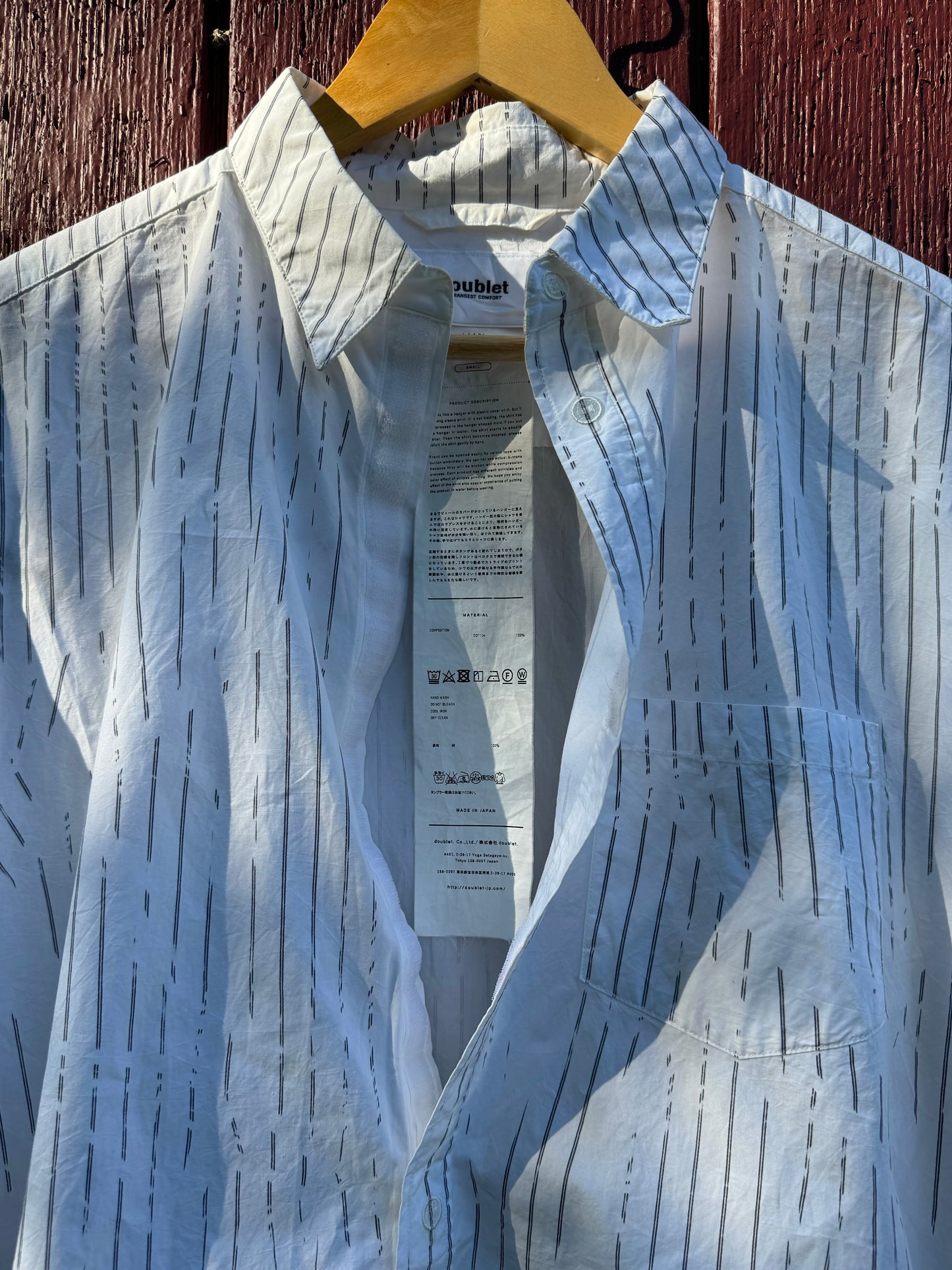 DOUBLET VELCROW BUTTON UP (S)