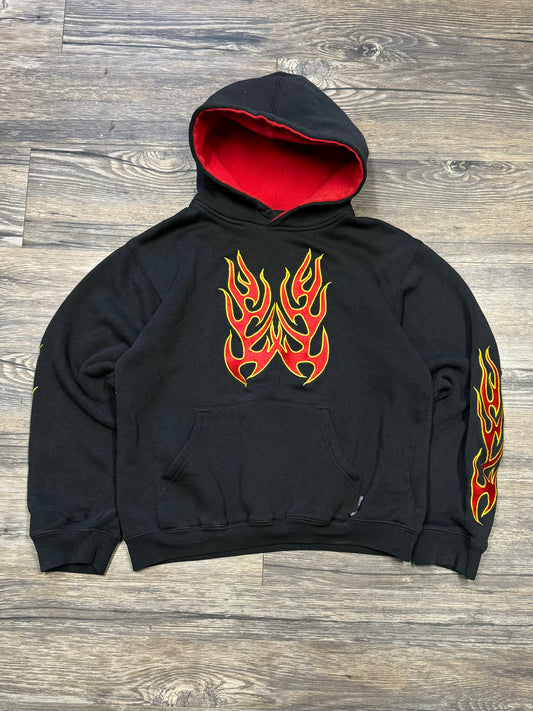 Y2K FLAME HOODIE (S)