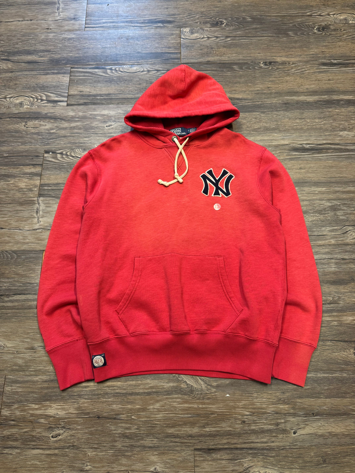 POLO RALPH LAUREN NEW YORK YANKEES HOODIE (M)