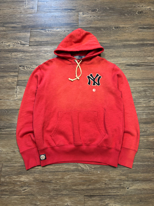 POLO RALPH LAUREN NEW YORK YANKEES HOODIE (M)