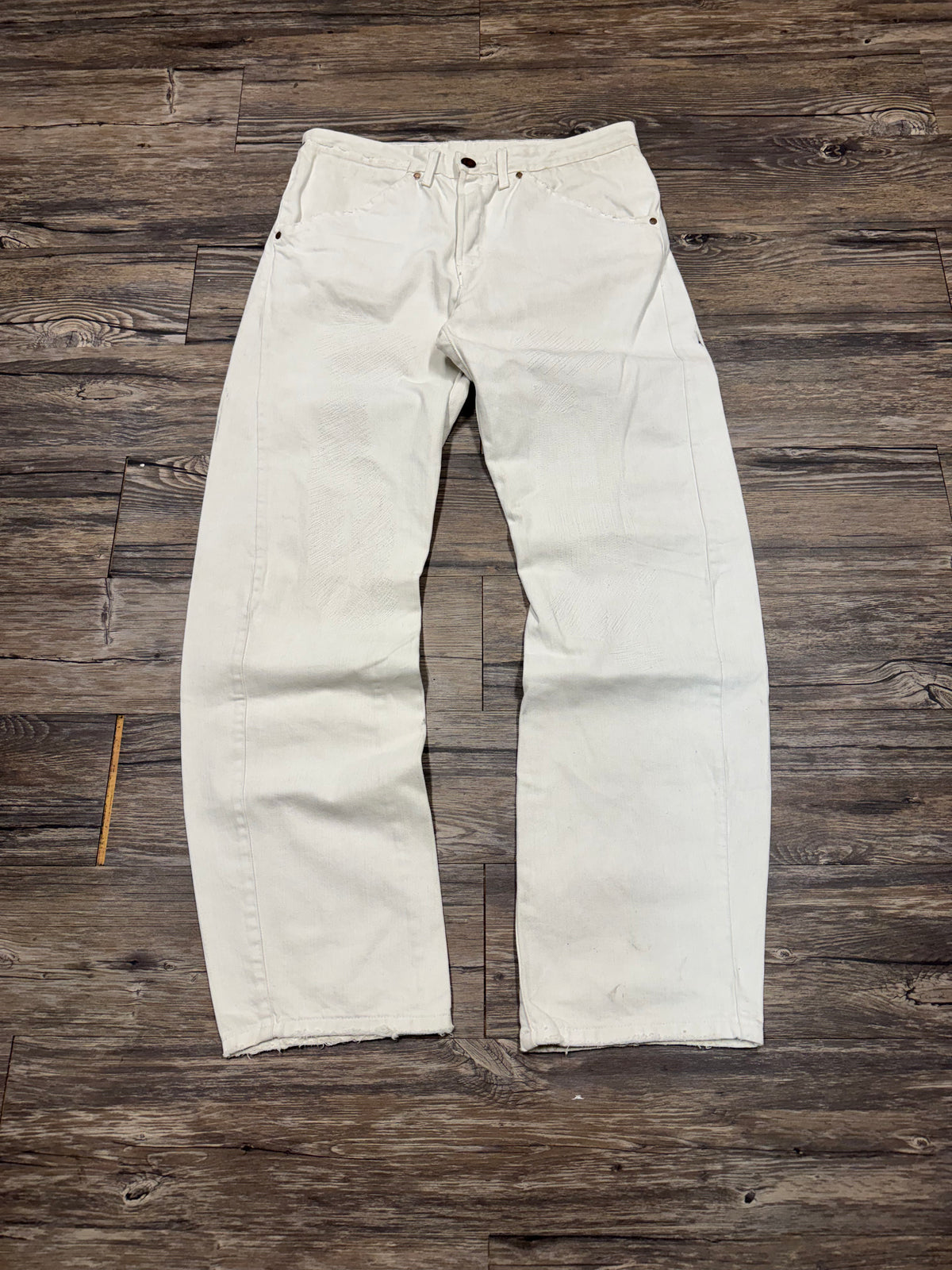 LEVIS ENGINEERED BORO STITCHED BOOTCUT FLARED JEANS (32)