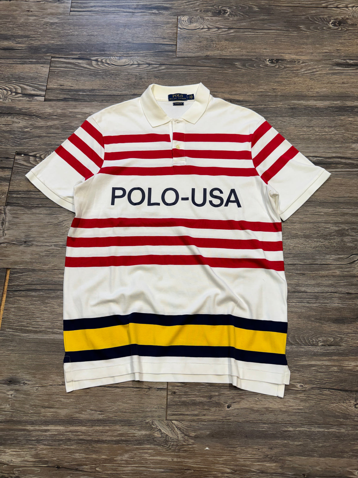 POLO RALPH LAUREN USA GOLF POLO SHIRT (M)