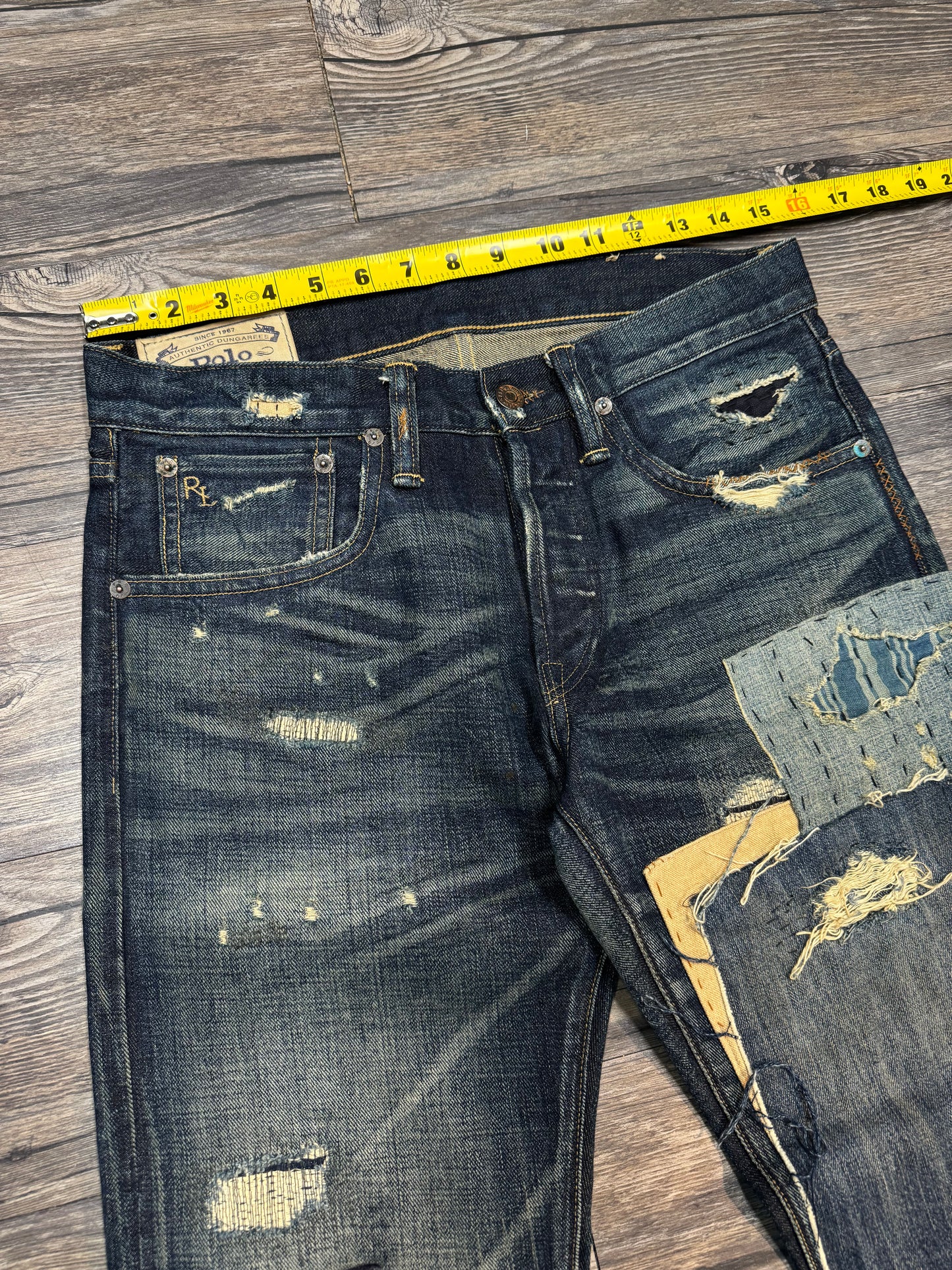 POLO RALPH LAUREN PATCHWORK DENIM (30)
