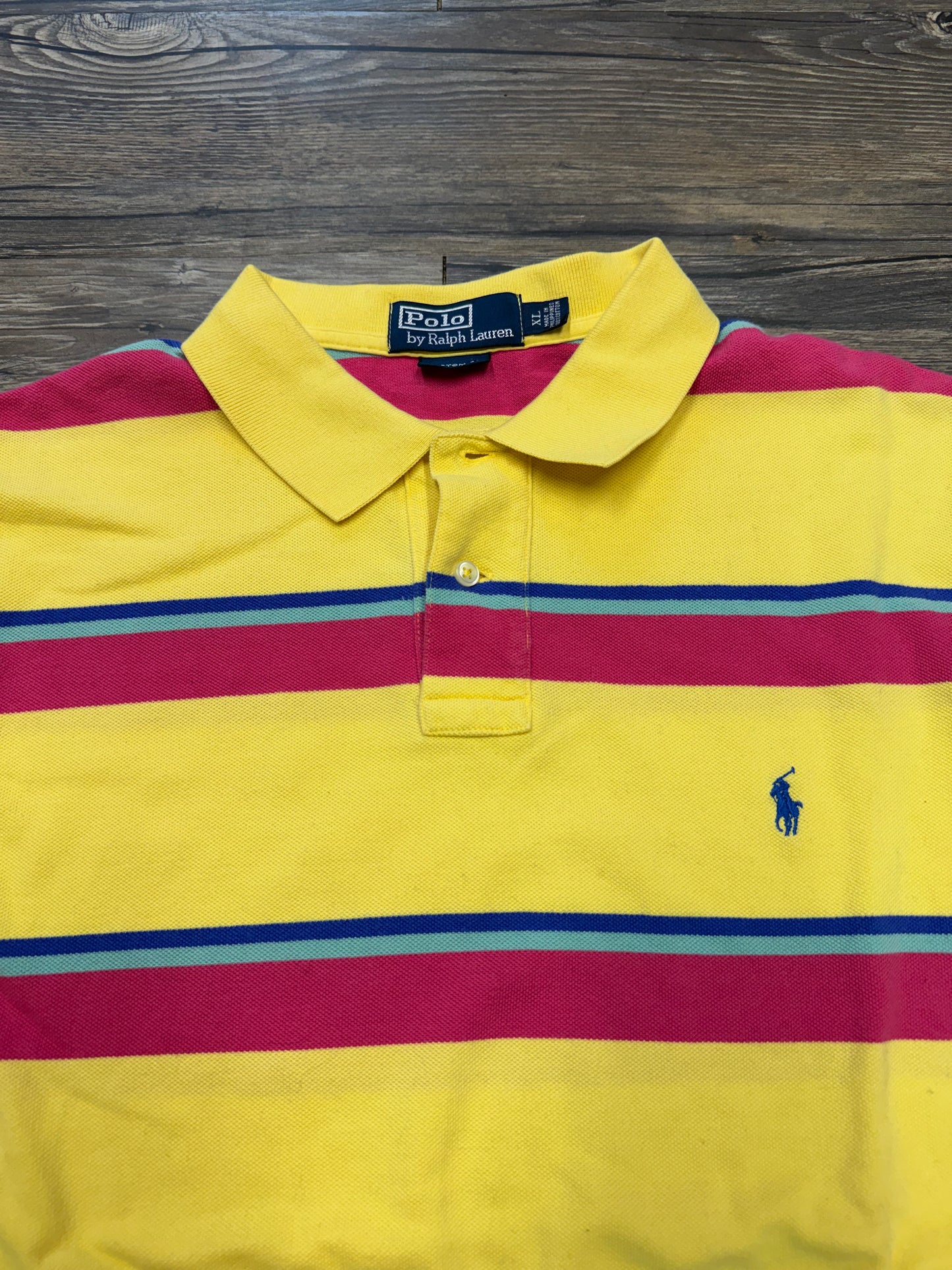 POLO RALPH LAUREN STRIPER SHIRT (XL)