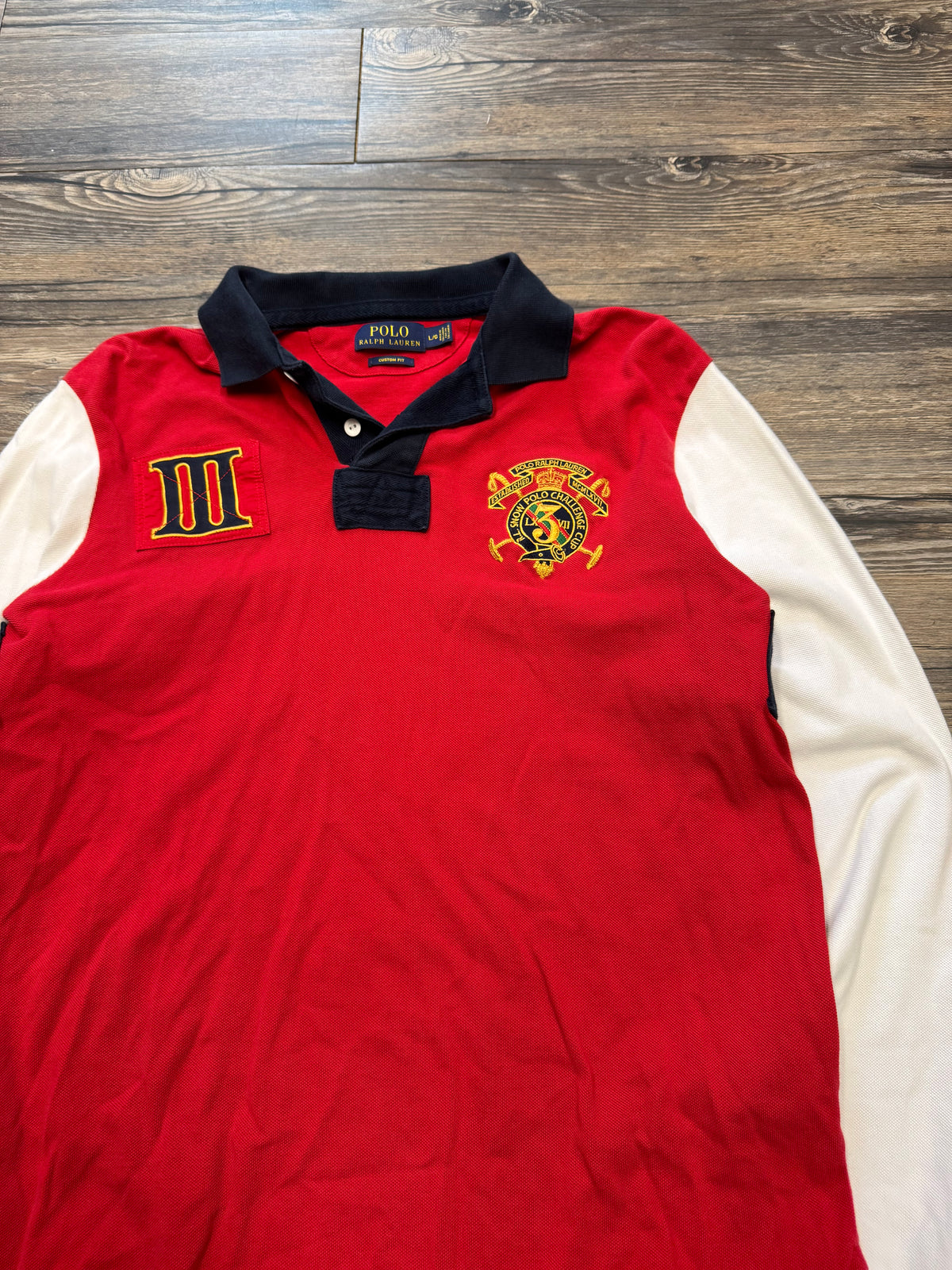 POLO RALPH LAUREN SNOW CHALLENGE CUP RUGBY POLO (L)
