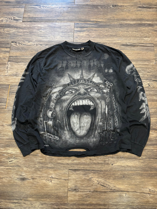 HELL STAR LIBERTY RECORDS VINTAGE LONGSLEEVE (S)