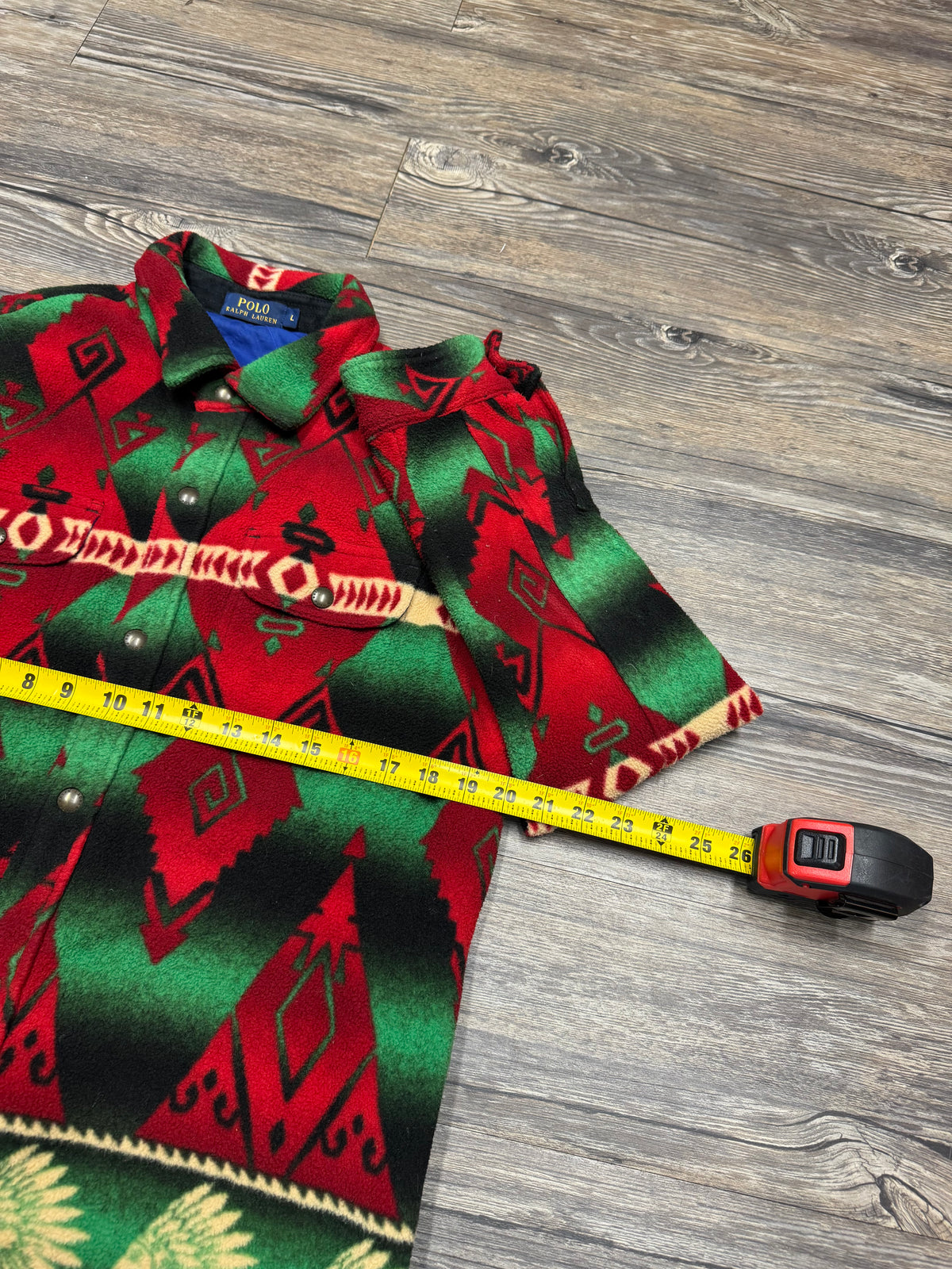 POLO RALPH LAUREN AZTEC SHERPA JACKET (L)