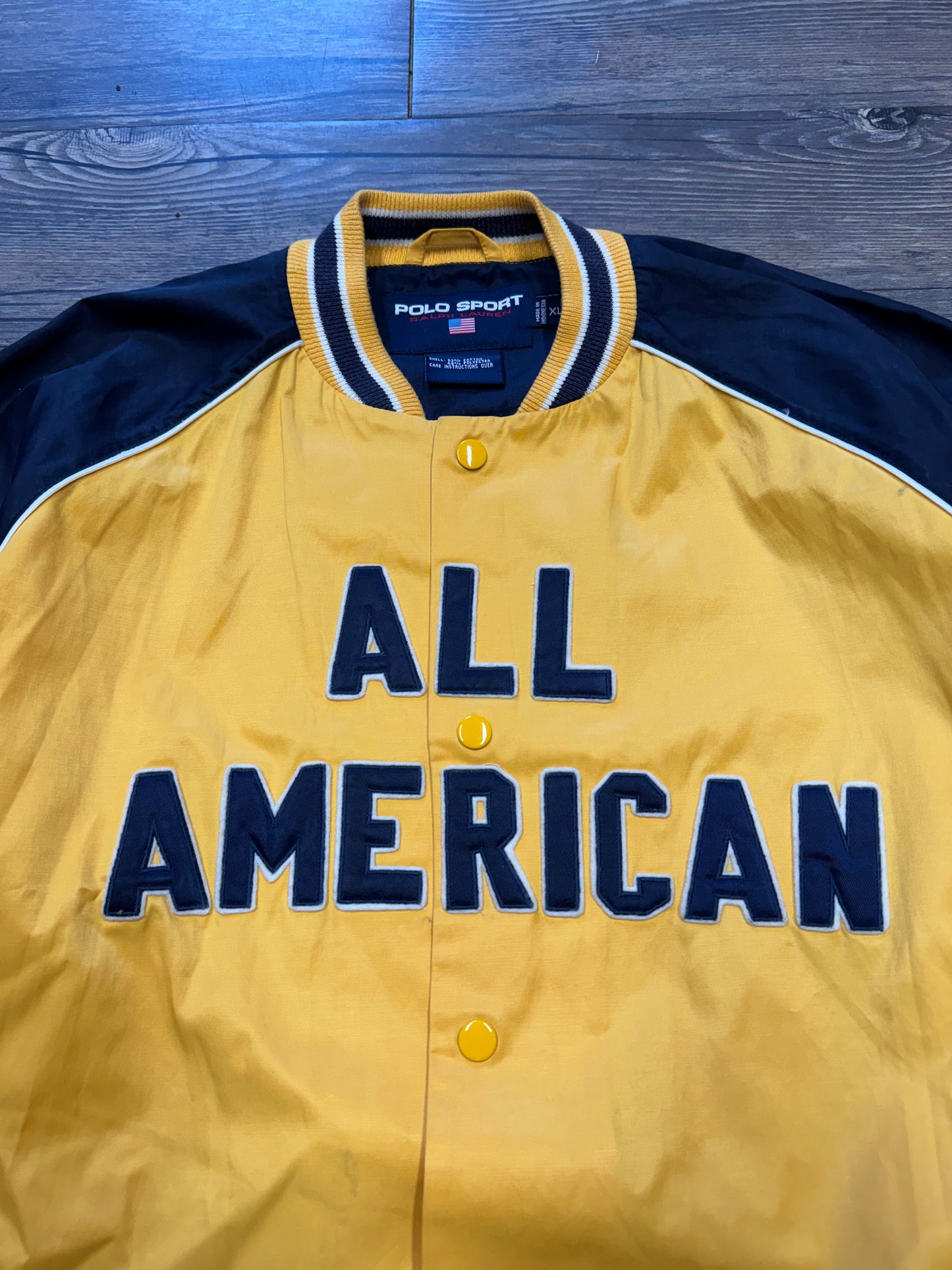 RALPH LAUREN POLO SPORT ALL AMERICAN BASEBALL JERSEY (XL)