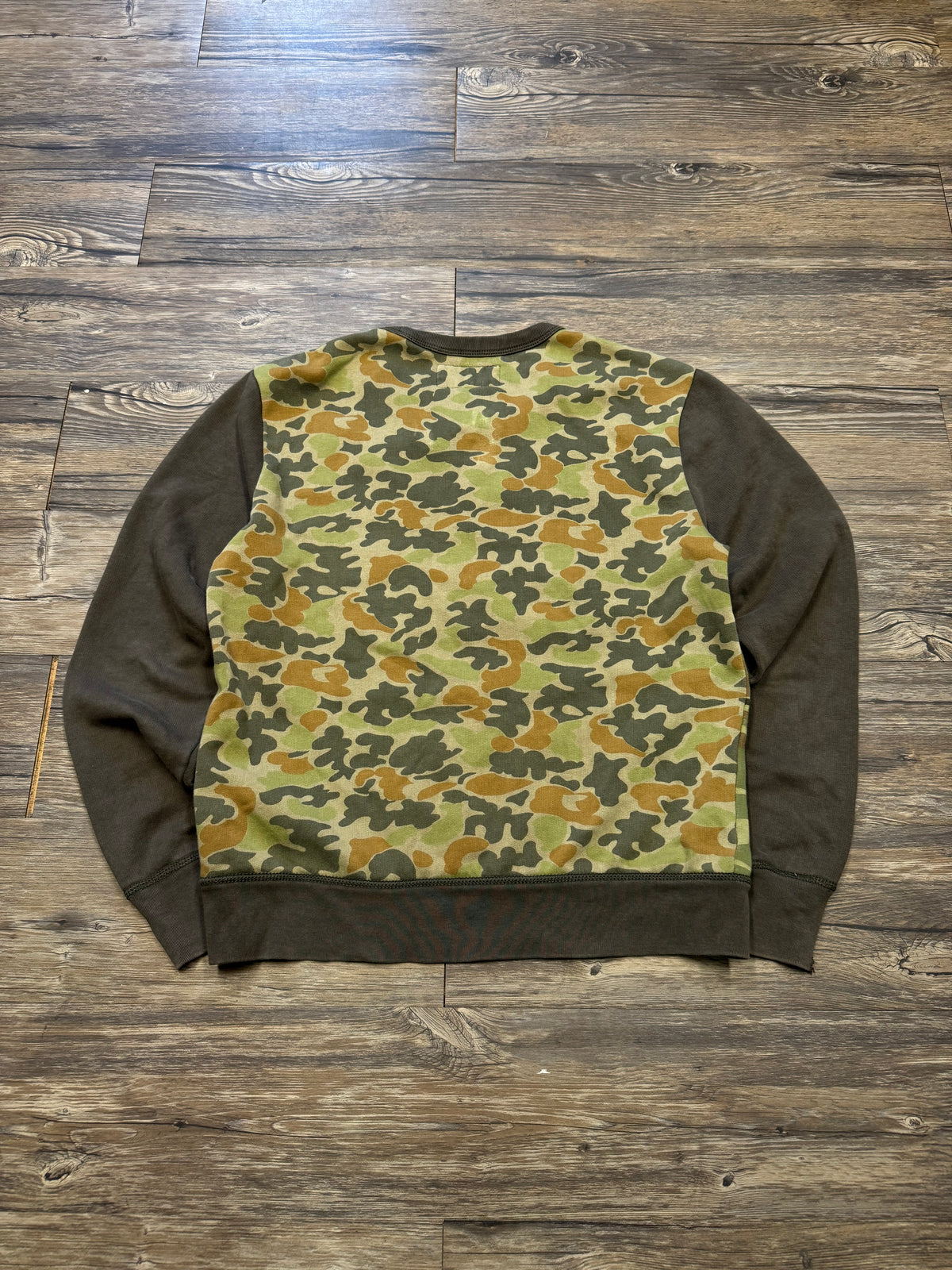 RALPH LAUREN DENIM & SUPPLY CAMO MIXED COLOR SWEATER (M)