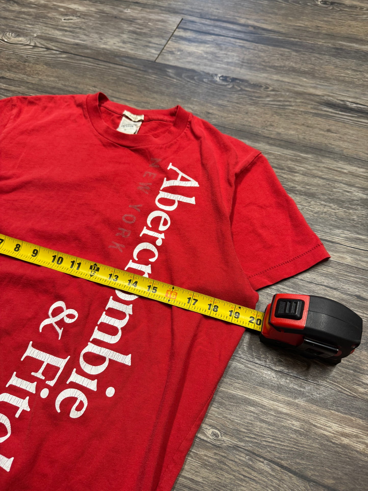 Y2K ABERCROMBIE & FITCH LOGO TEE (M)