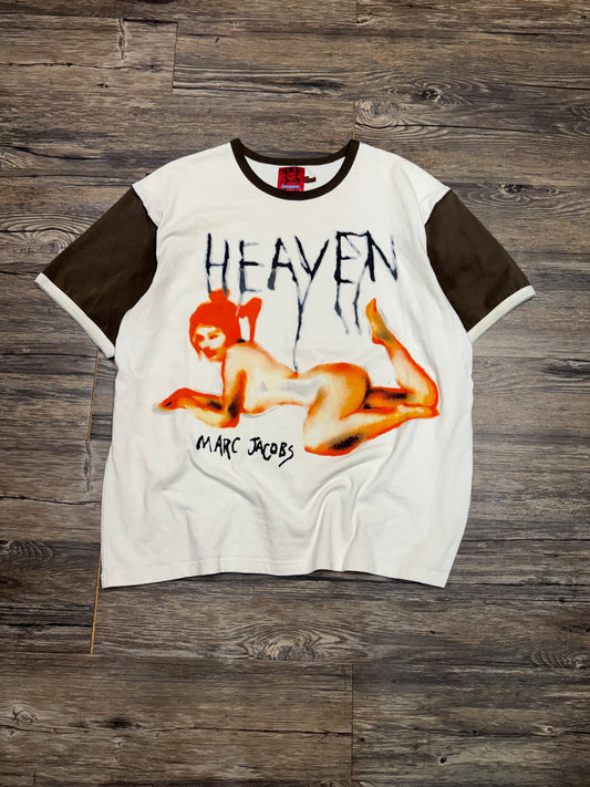 HEAVEN BY MARC JACOBS BASEBALL TEE (XL)
