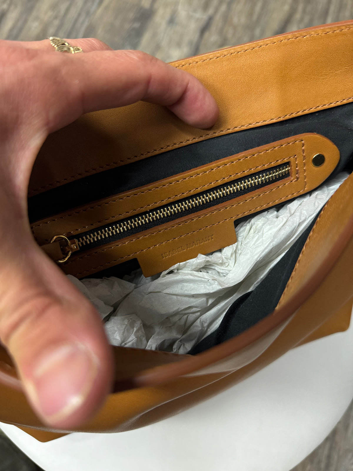 ISABEL MARANT SUEDE LEATHER SACHEL (OS)