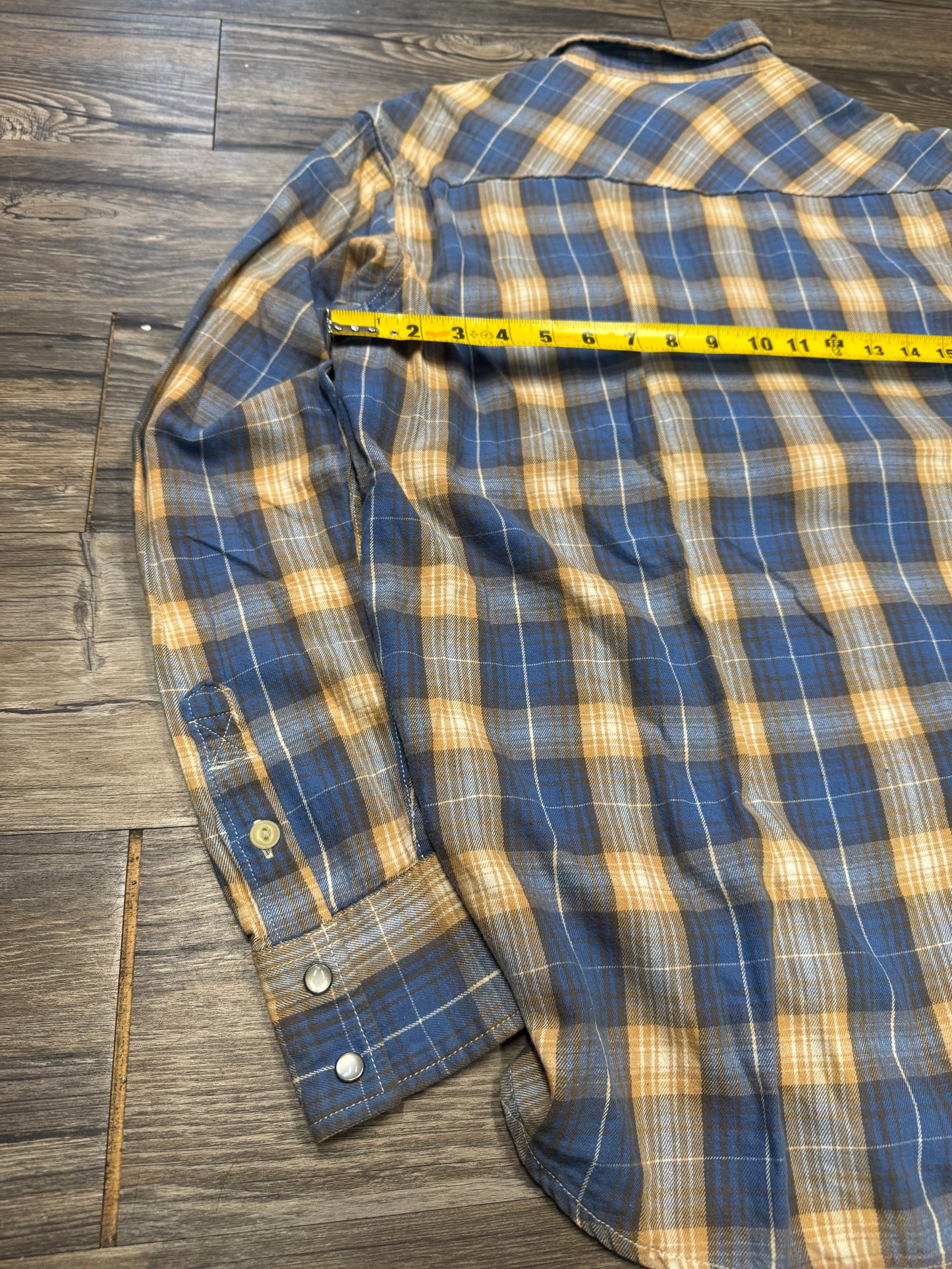 POLO JEANS COMPANY PLAID SHIRT (M)