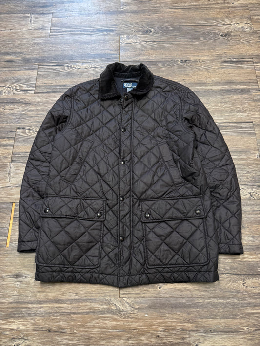 POLO RALPH LAUREN VTG DIAMOND QUILTED BARN COAT (M)
