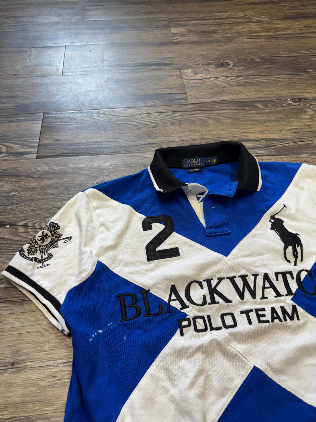 POLO RALPH LAUREN BLACKWATCH POLO TEAM BIG PONY POLO (L)