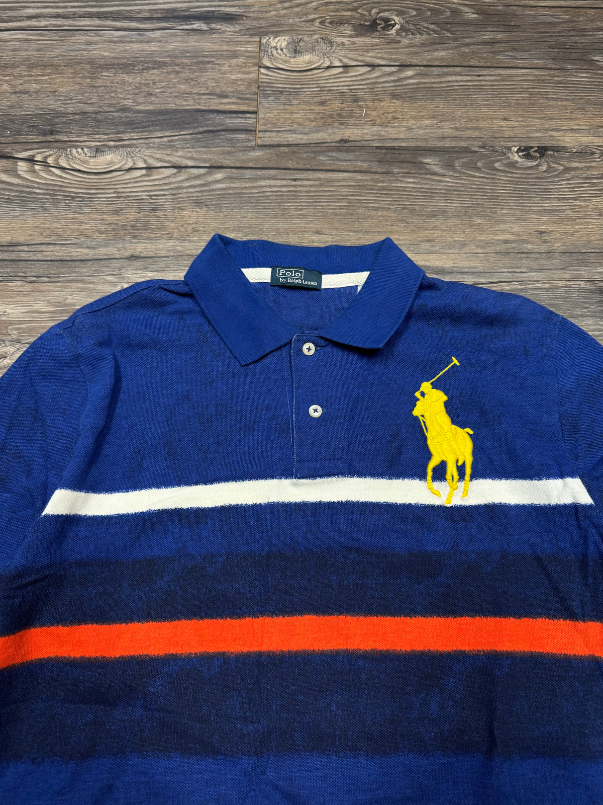 POLO RALPH LAUREN
BIG PONY OMBRE BANDED POLO (M)
